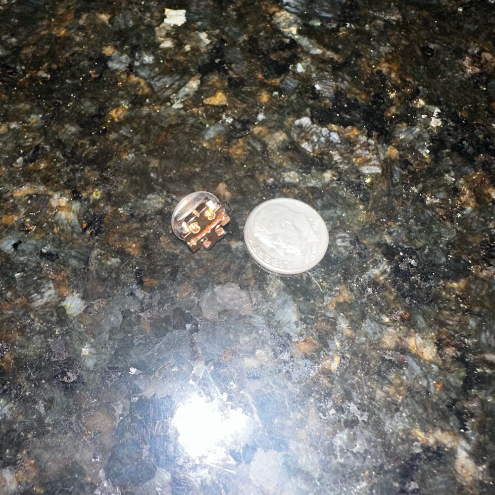 Tory Burch Rose Gold Stud Earring
